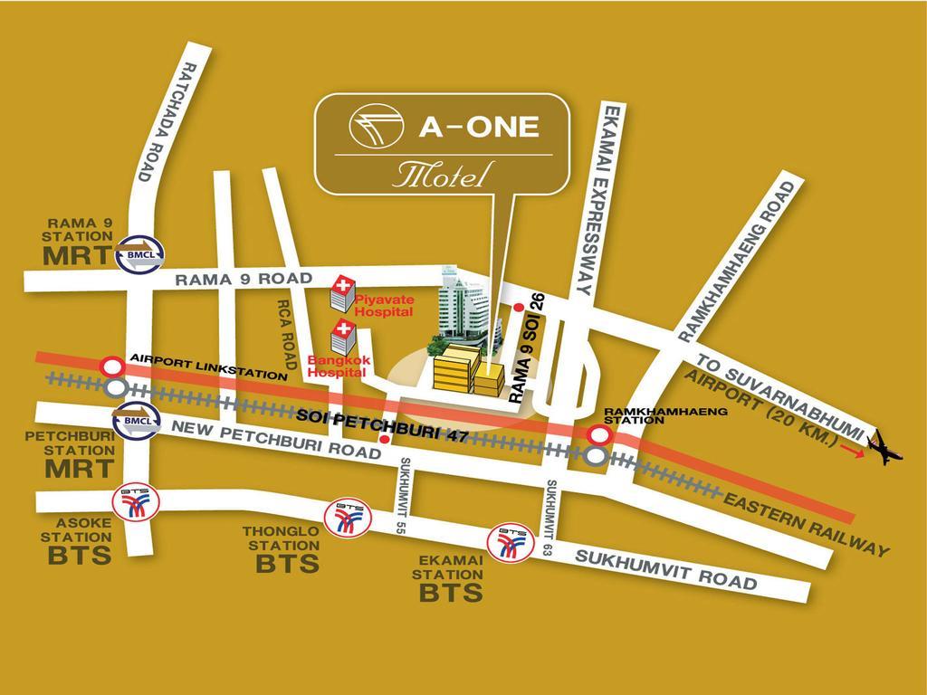 A-One Motel Bangkok Luaran gambar